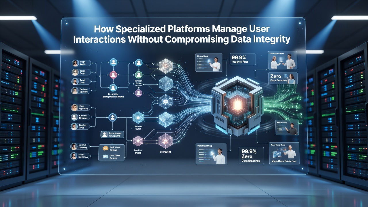 How Specialized Platforms Manage User Interactions Without Compromising Data Integrity