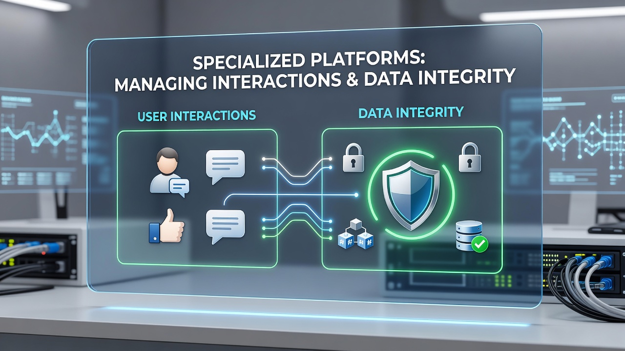 Data integrity verification process on a niche platform with compliance checkpoints